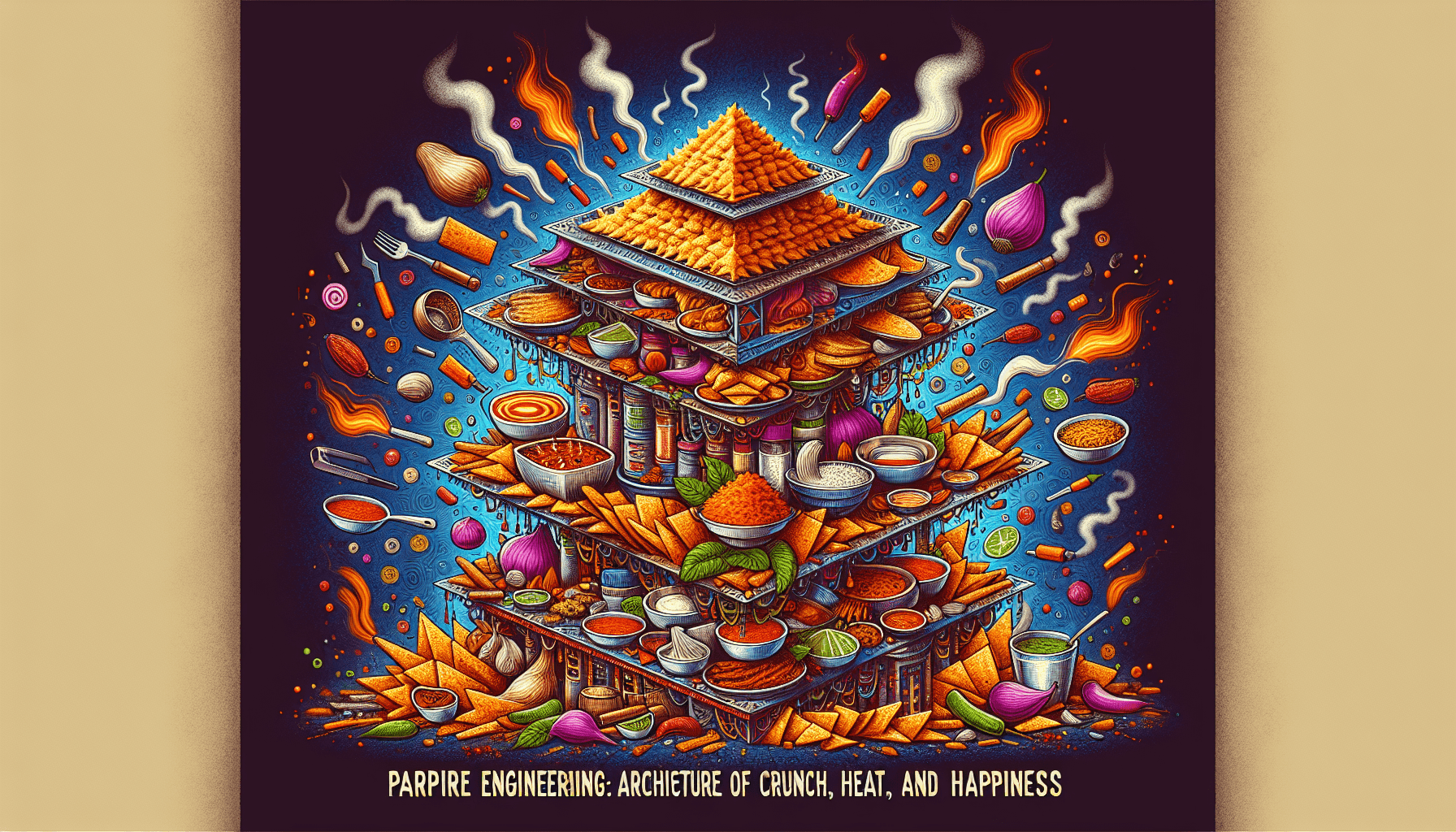 Parmi Plate Engineering: Architecture of Crunch, Heat, and Happiness